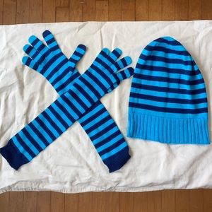 Marimekko Tasaraita Striped Hat & Gloves